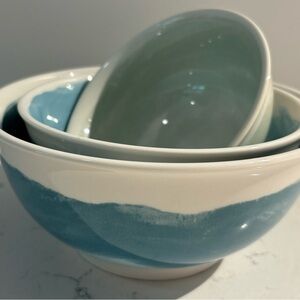 PEPPER + VETIVER nesting bowls